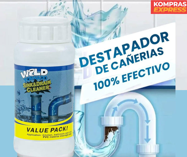 DESTAPADOR DE TUBERÍAS - WILD TORNADO 💥